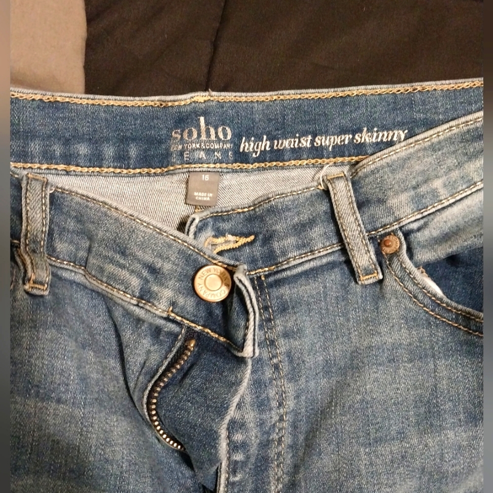 NYC-Soho High Waist Super Skinny Jeans